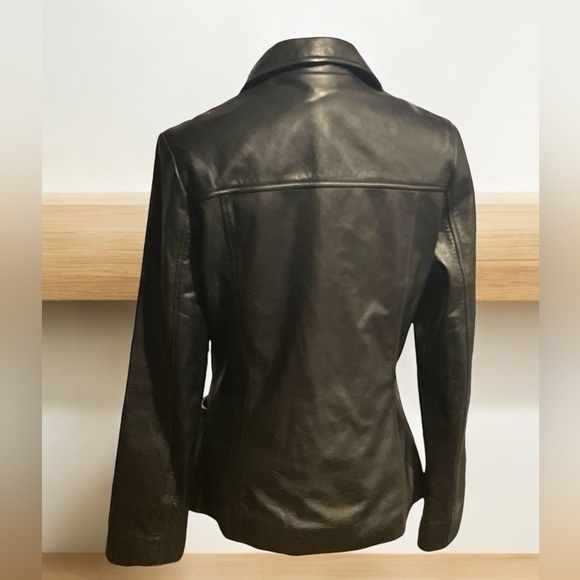 Dockers Ladies Vintage Leather Jacket Size Medium. - Picture 2 of 7